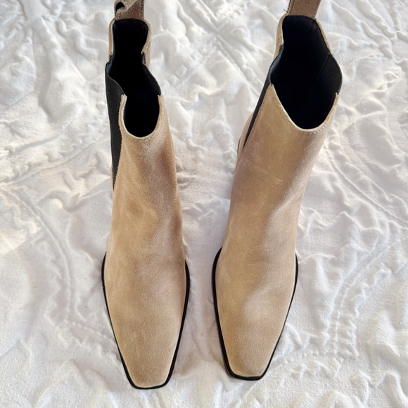 RAG & BONE Joni 50MM Suede Chelsea Boots Size 8.5 New - Picture 6 of 9